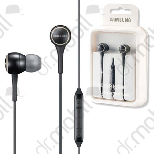 Fülhallgató vezetékes Samsung EO-IG935 (EO-IG935BBEGWW) (3.5 mm jack, felvevő gomb, hangerő szabályzó) fekete stereo headset